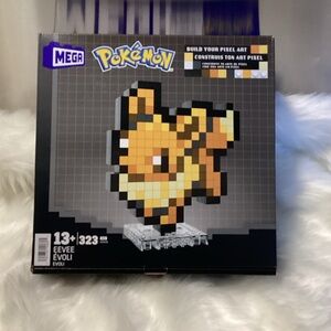 Pokémon Eevee Pixel Art Building Set